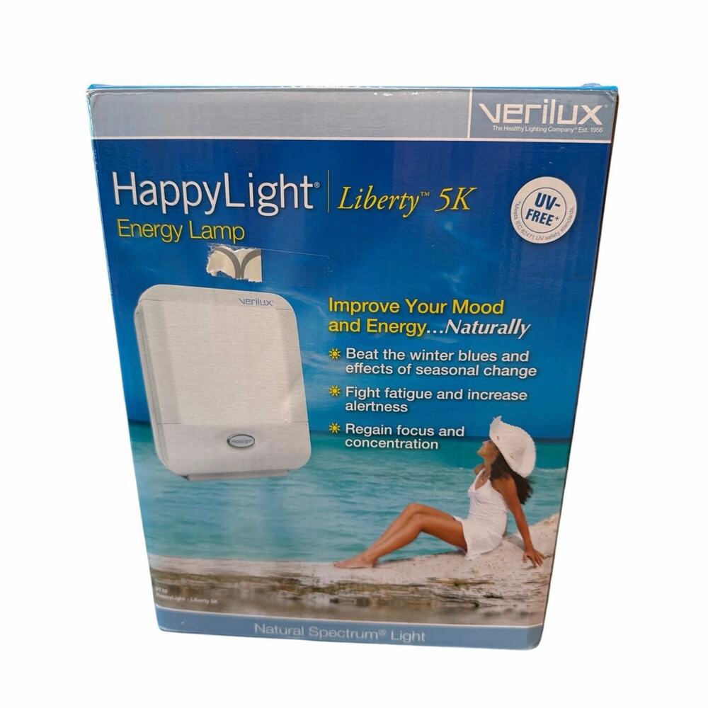 NEW Verilux HappyLight Liberty 5K Energy Lamp
